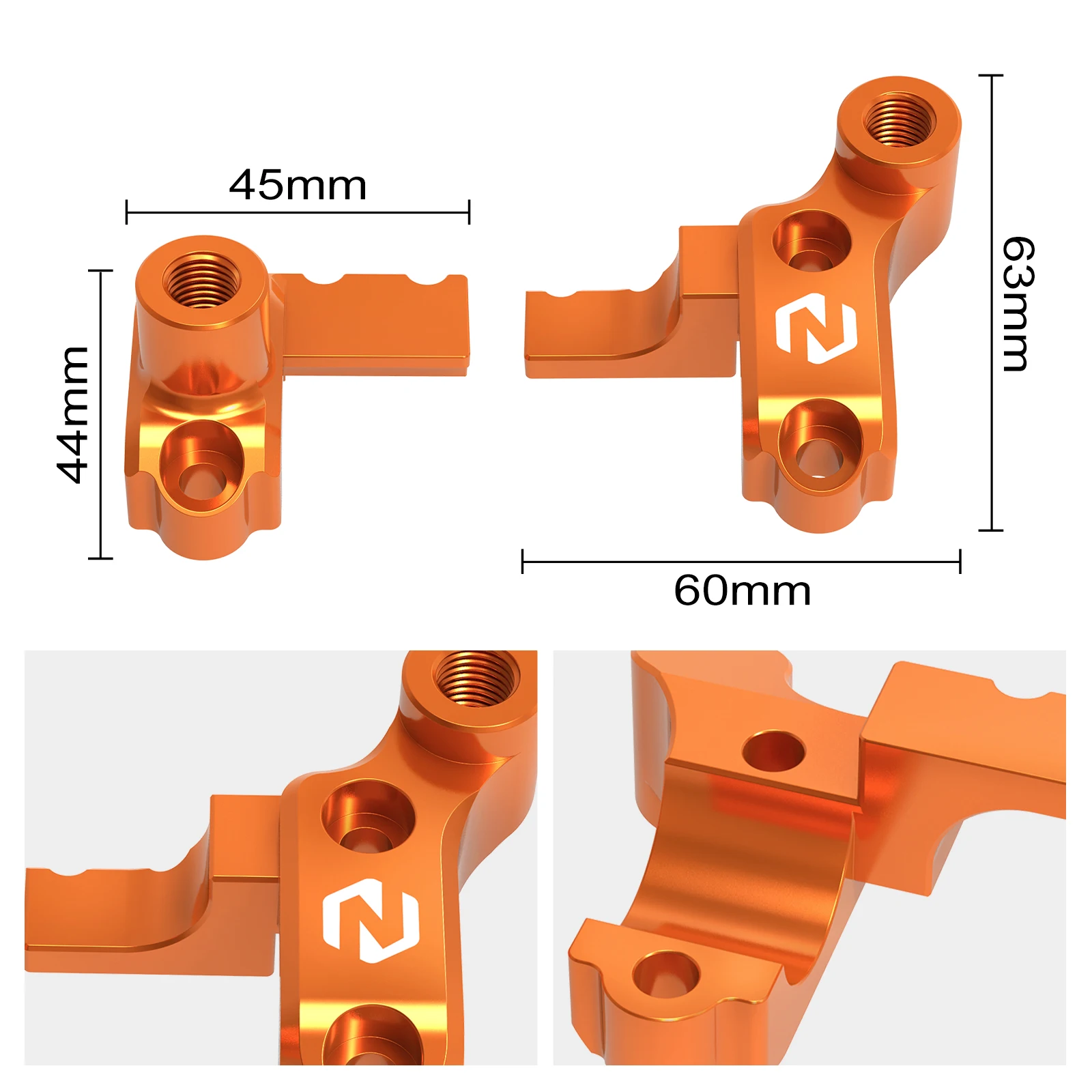 For KTM EXC 300 SX XC F EXC XCW EXCF 500 450 400 350 300 250 2014-2024 SX XCW 125 150 Master Cylinder Clamp Mirror Mount Bracket