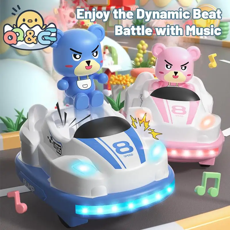 Радиоуправляемый бампер, автомобиль 2,4G, автомобиль с дистанционным управлением, семейная конкурентоспособная игра со световой музыкой, электрические детские игрушки для детей, подарки для мальчиков