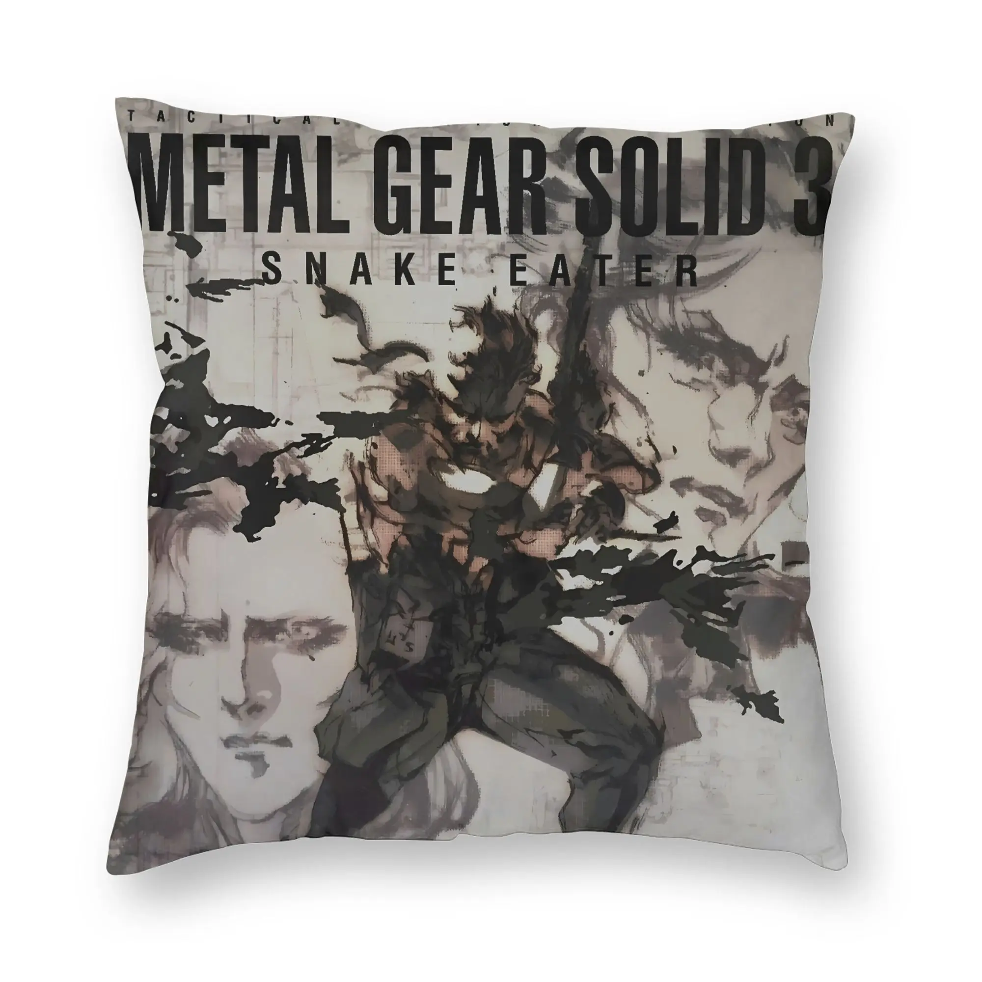 Metal Gear Solid Game Pillow Case  Design Pillow Cover Kawaii Pillowcases For Sofa Home Decoration