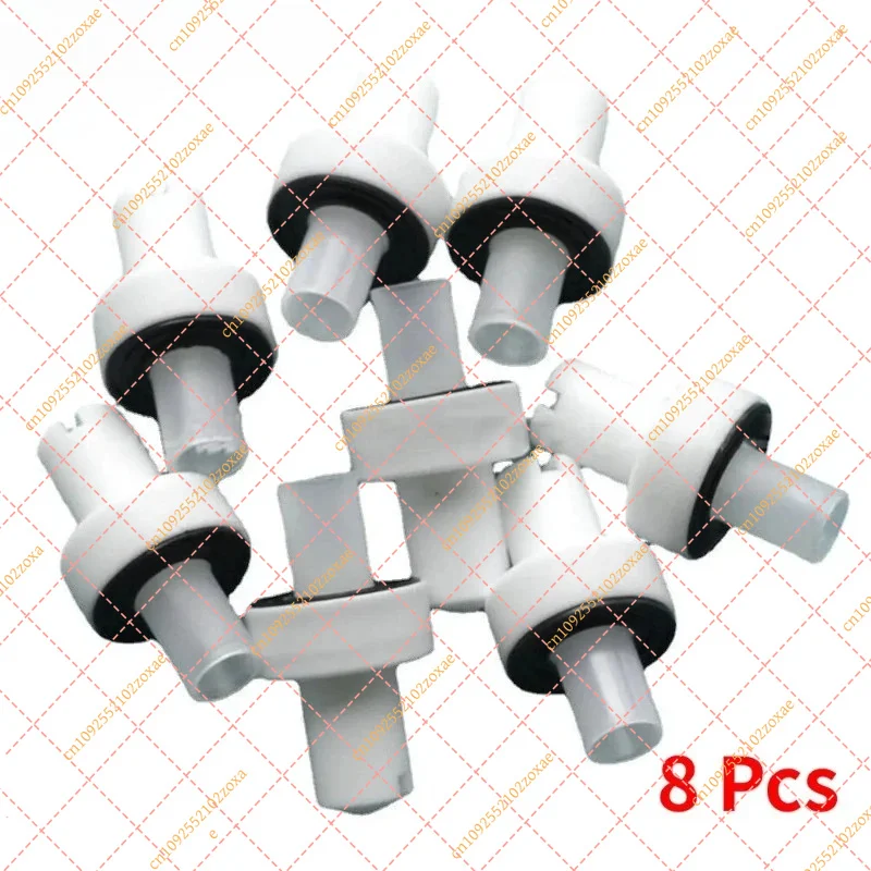 8PCS Electrostatic Powder Coating Gun Flat Jet Nozzle Replacement Kit Sprayer Parts High Efficiency Painting Tool