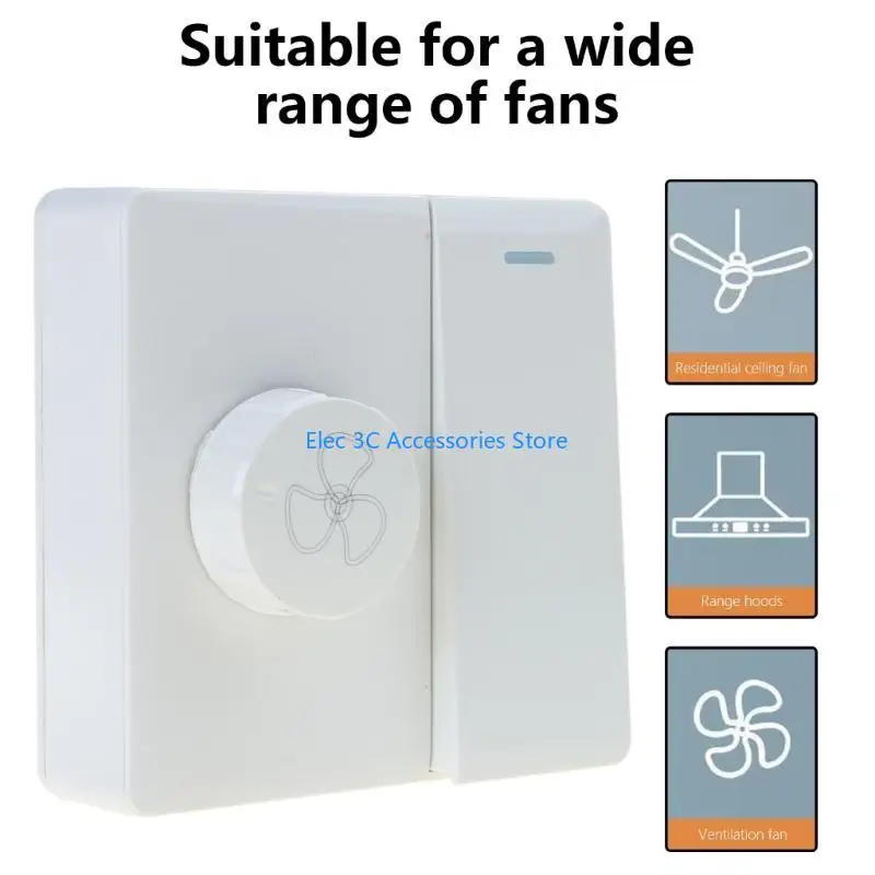 Y51A Type 86 Surfaces-mounted Ceiling Fan Speed Controller Stepless Speed Regulator