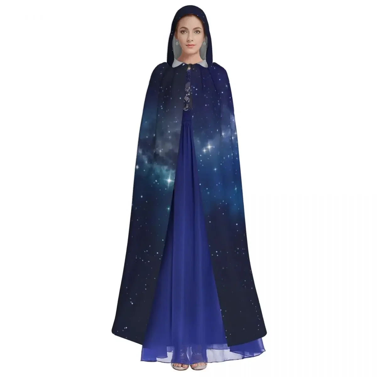 Long Cape Deep Space Field Hooded Coat Autumn Hoodies