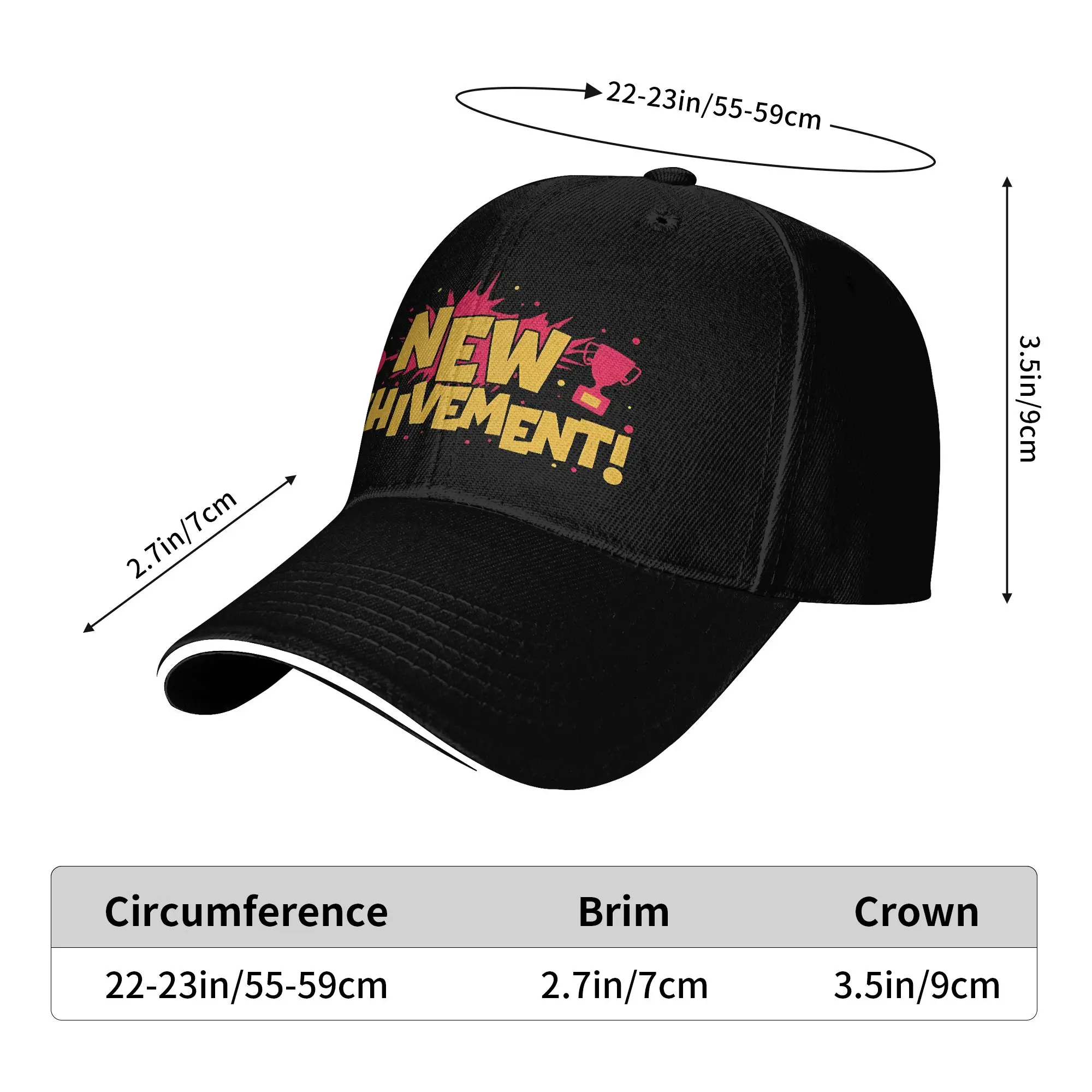 Dungeon Crawler Carl New Achievement Sun Baseball Cap Summer Women Men  Print Hip Hop Hats Hot Sale  Cute Kpop Rock Snapback Cap