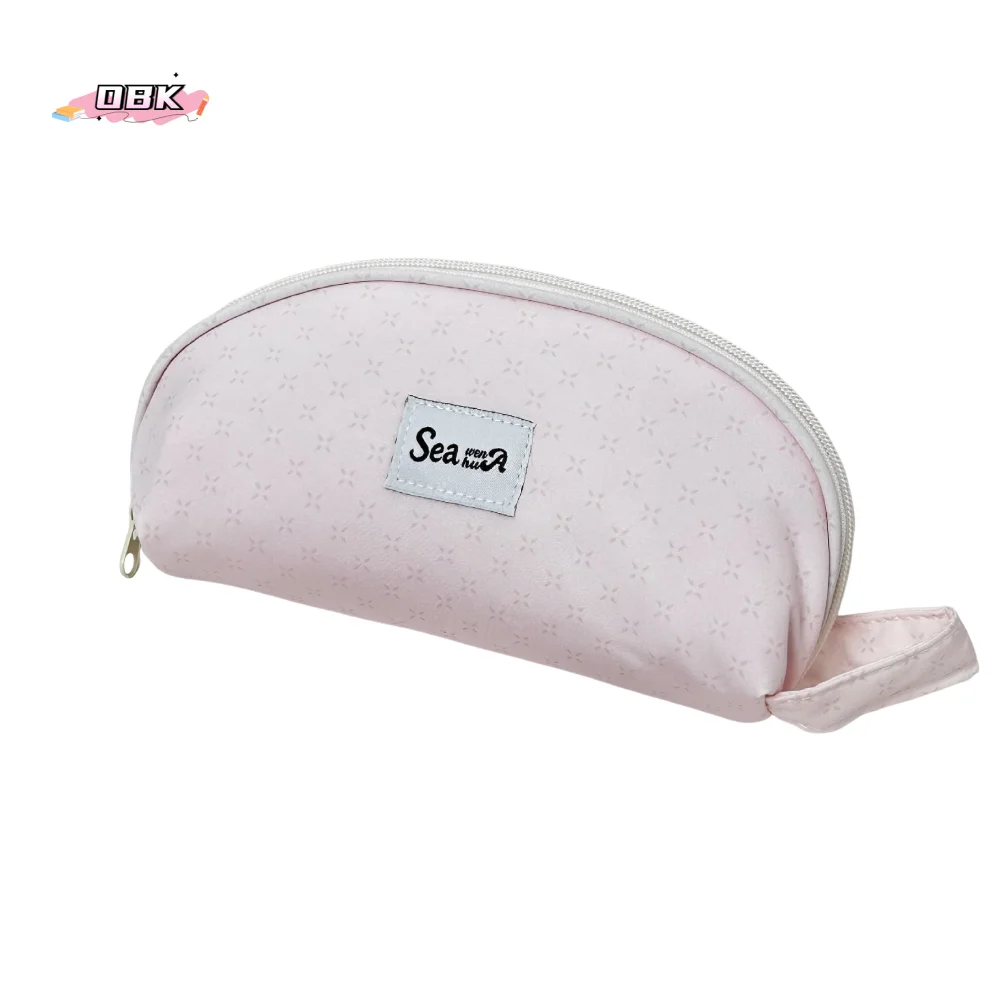 

Fashion Large Capacity Pencil Case Portable Zipper Closure Stationery Organizer With Handle Pen Bag Desktop Storage