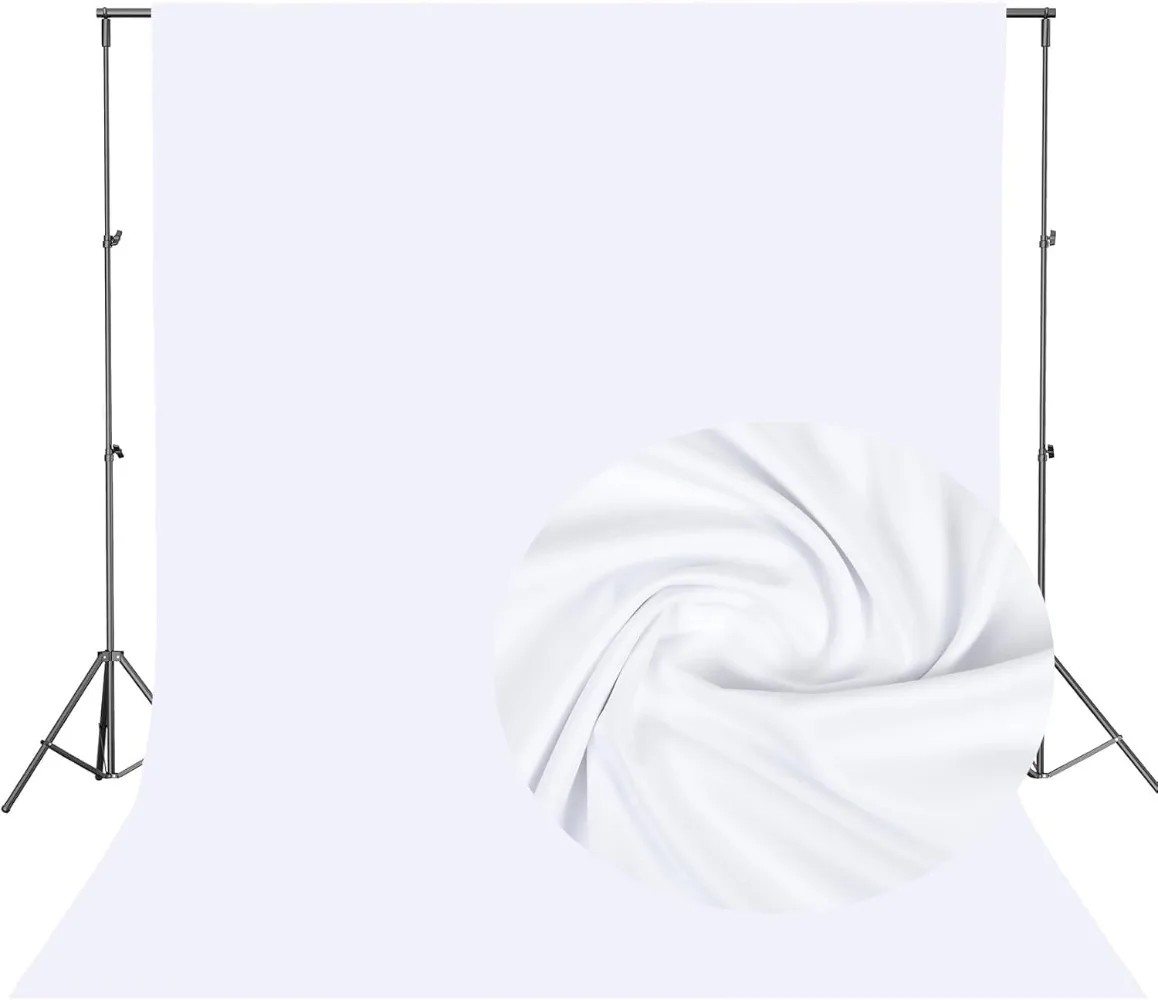 White, Black, Green Soft Texture Fabric Photography Background for Photo Shoots, Studio Video High Density Screen Backdrops
