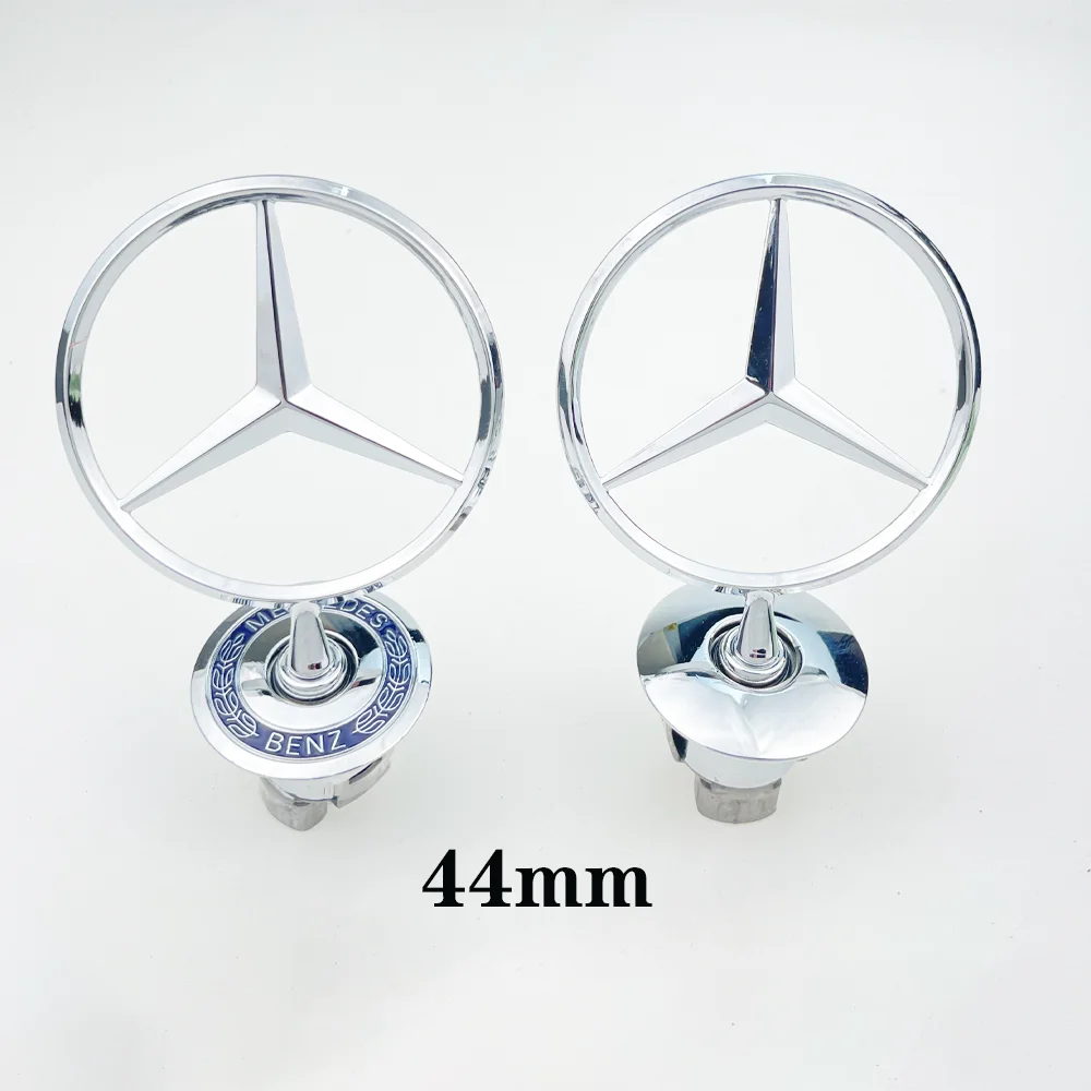 Car Star Hood Badge Front Chrome Logo Hood Marking Mercedes Benz C E S-Class W204 W205 W212 W213 W211 W220 W222 W223 Auto Parts