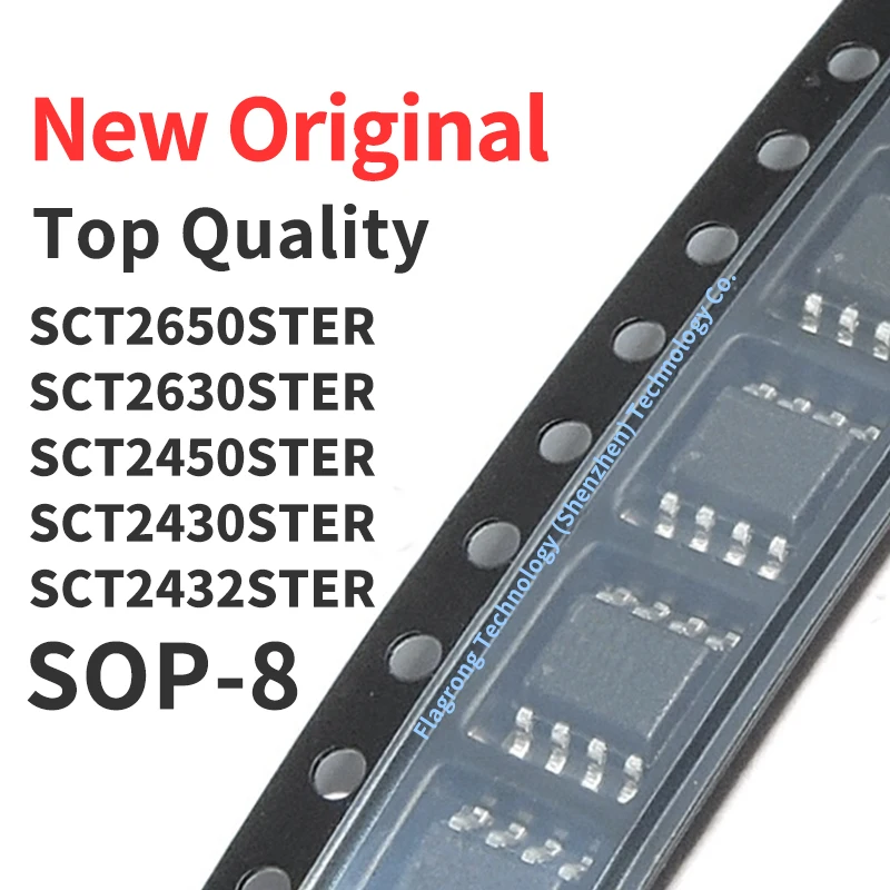 (10 Pcs) SCT2650STER SCT2630STER SCT2450STER SCT2430STER SCT2432STER SOP-8 New Original Chip IC