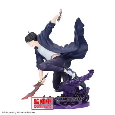 Bandai Original ESPRESTO-Excite Motions-vol.1 Solo Leveling Anime Figure 13cm Sung Jin Woo Action Figure Toys For Boys Gift