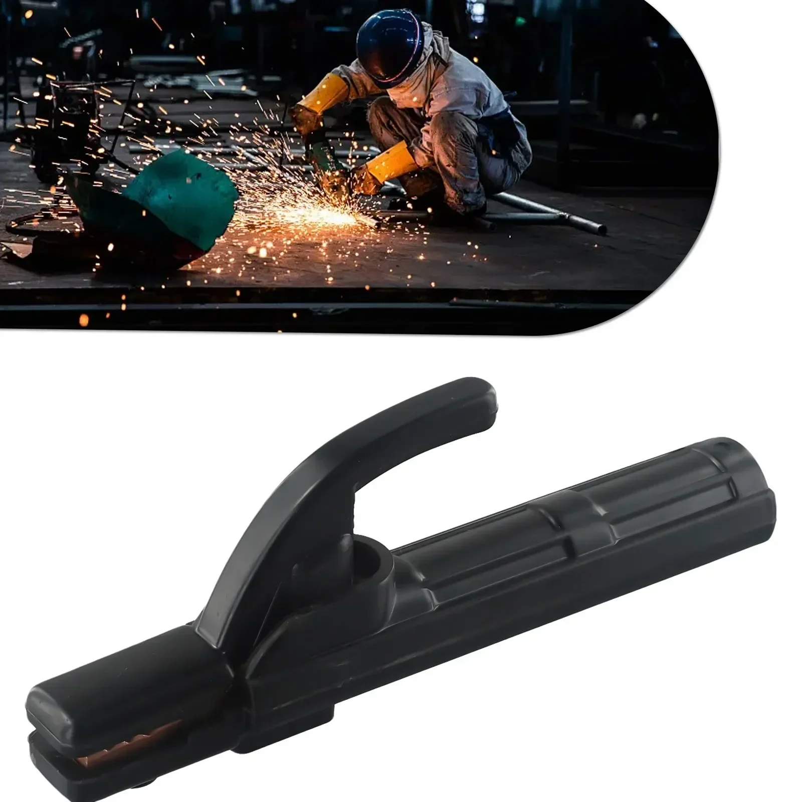 Workpiece Welding Welding Clip Welding Clamp Multi-angle Clamping 20cm Length 300 Amperes Copper Insulating Plastic