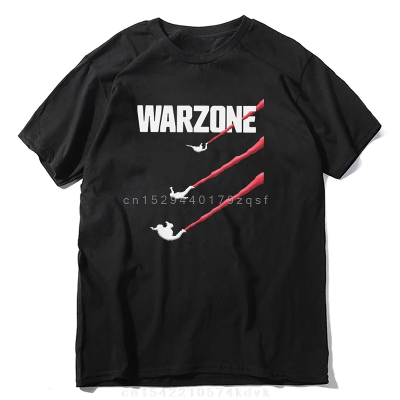 COD Warzone Game Fabric TShirt Dropping In Basic T Shirt Leisure Men Clothes Printing Trendy