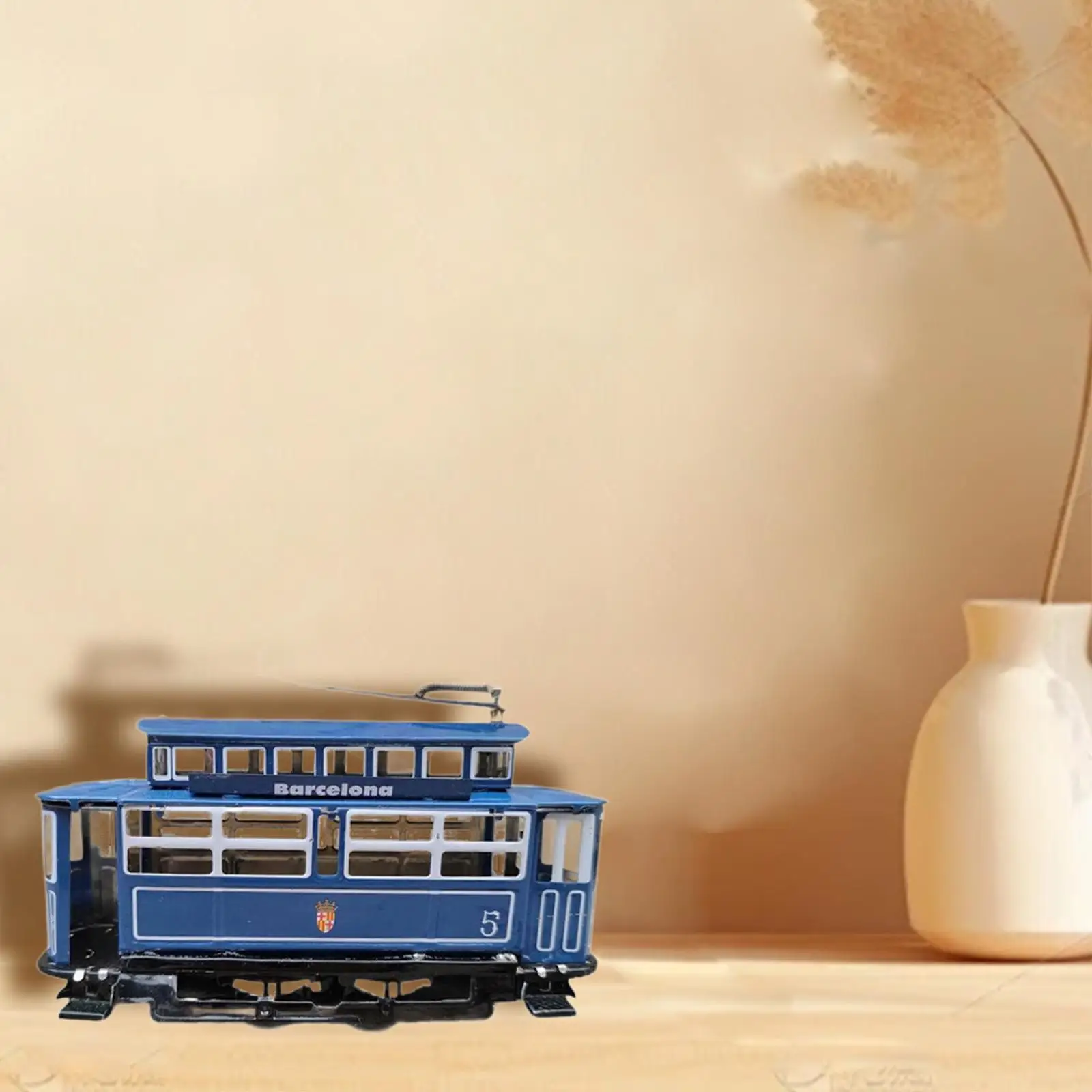 

Classic Tram Model Diecast Metal Model Car for Children Toddlers Adults