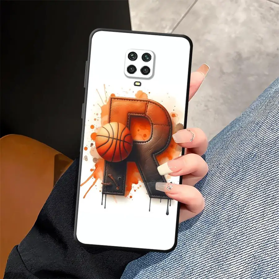 Basketball Letter Z R Case for Xiaomi Redmi Note 15 9 8 14C 13 14 Pro Plus 10 12C 13C A7 Pro K80 A5 A4 12 11 Phone Cover A2 A1