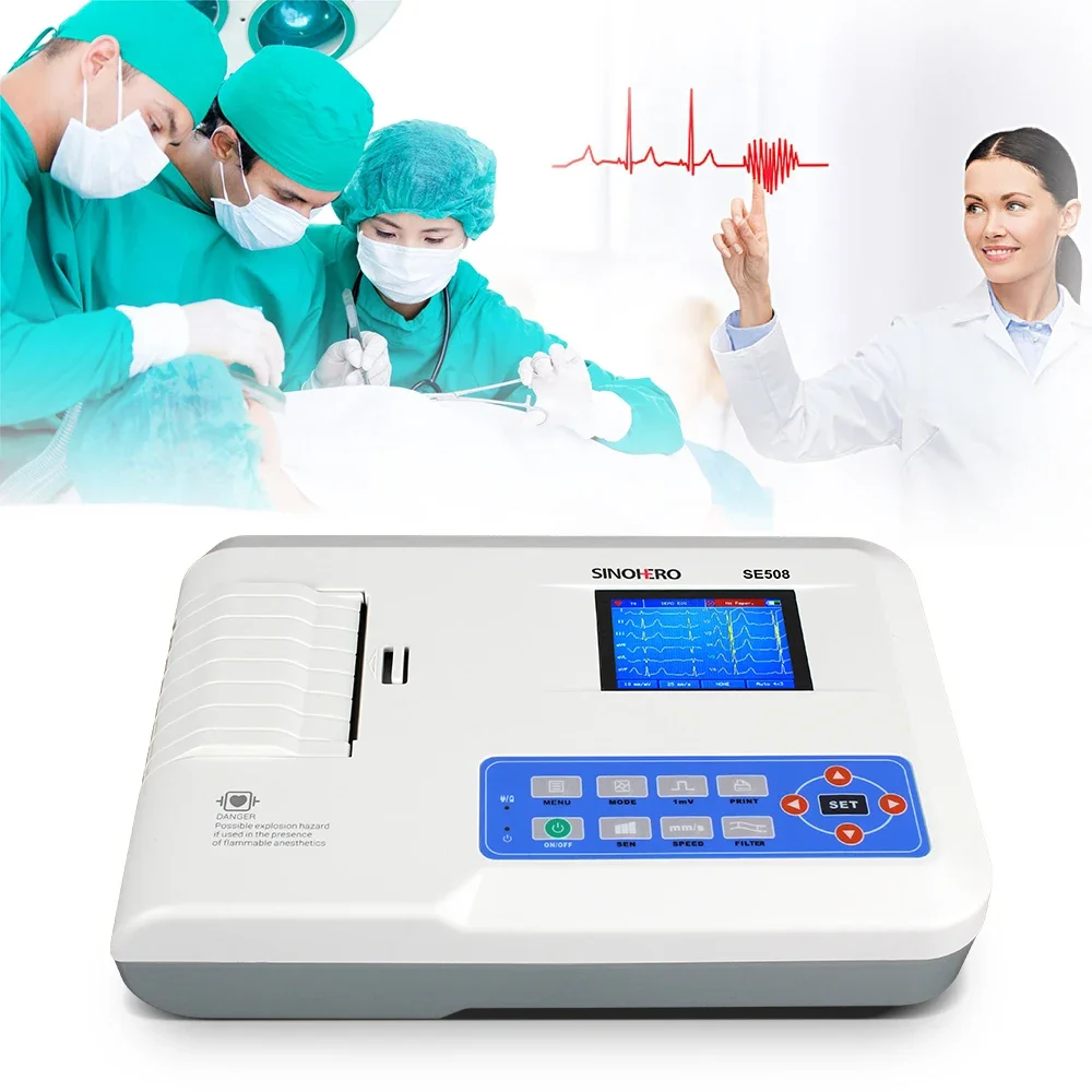 SE508: La Máquina de Electrocardiograma Multicanal para Uso Humano y Veterinario – Evaluación Detallada y Escenarios Reales