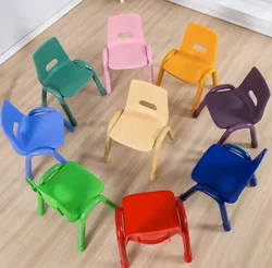 Durable plastic seat colored choice lightweight portable school classroom furniture play school modern kids chairs