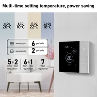Thermostat WiFi Tuya pour maison intelligente, régulateur de température pour chaudière/chauffage électrique/sol, compatible avec Alice Alexa Google 3