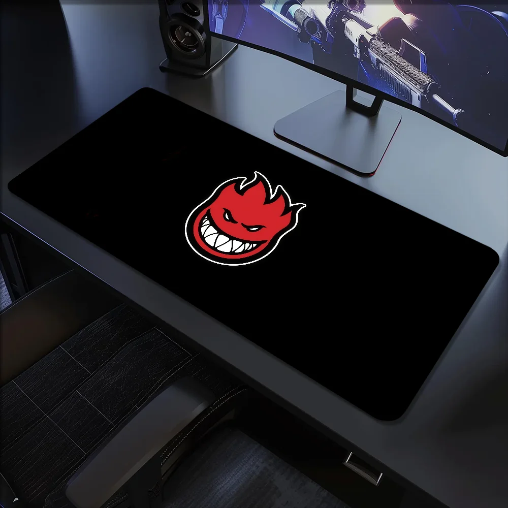 Mouse Pad Wheels S-Spitfire Gaming Office Desk Pads Large Logo For Computer Non-slip Fashion Lockedge MousePad