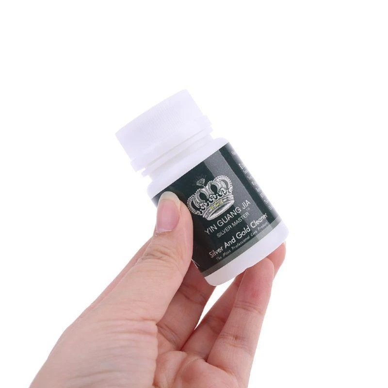 2Pcs Jewelry Cleaning Versatile Rust Remover Anti Tarnish for Protection Ring Diamond Rust Detergent 40ml Silver Gold Clean