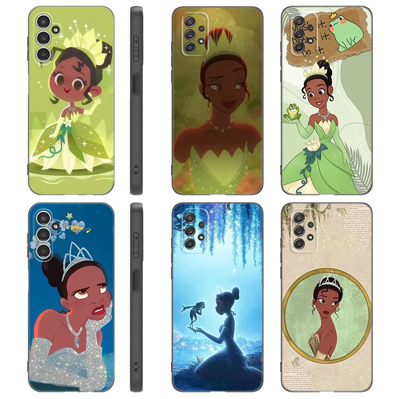 Disney Tiana Princess Case For Samsung A13 A22 A24 A32 A23 A25 A34 A35 A52S A53 A54 A55 A73 5G A12 A14 A15 A31 A33 A50 A51 A72