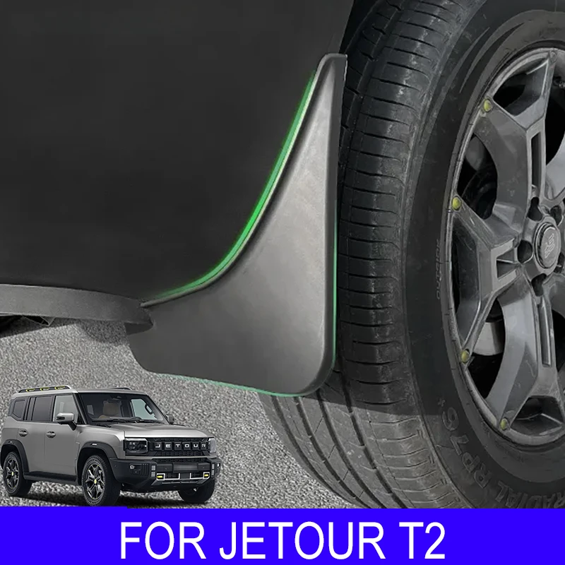 For Chery Jetour T2 2023 2024 Mud Flaps Mudflap Front Rear Fender Anti-splash Mudguards Guard Splash Car Accessories 4pcs