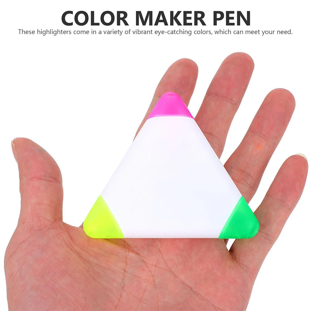 5 szt. Zakreślacze Kolorowe Pisaki Plastikowe Markery Jasne Kolory Do Pracy Szkolnej Scrapbookingu Podkreślania