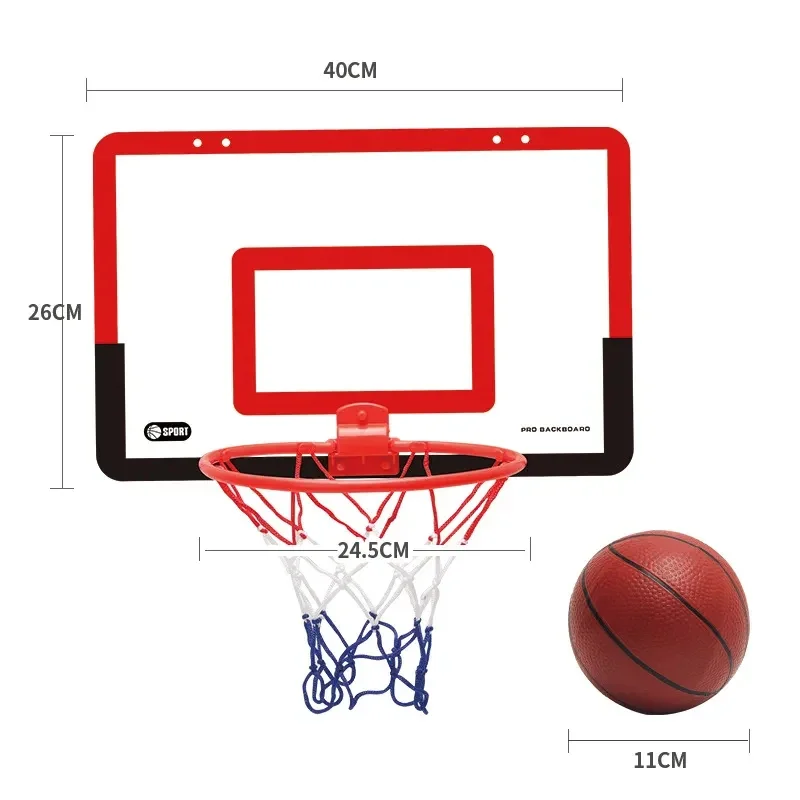 New Basketball Set Toy Portable Foldable Basketball Hoop Basketball Fan Sports Toy Parent-child Interactive Toy Birthday Gift