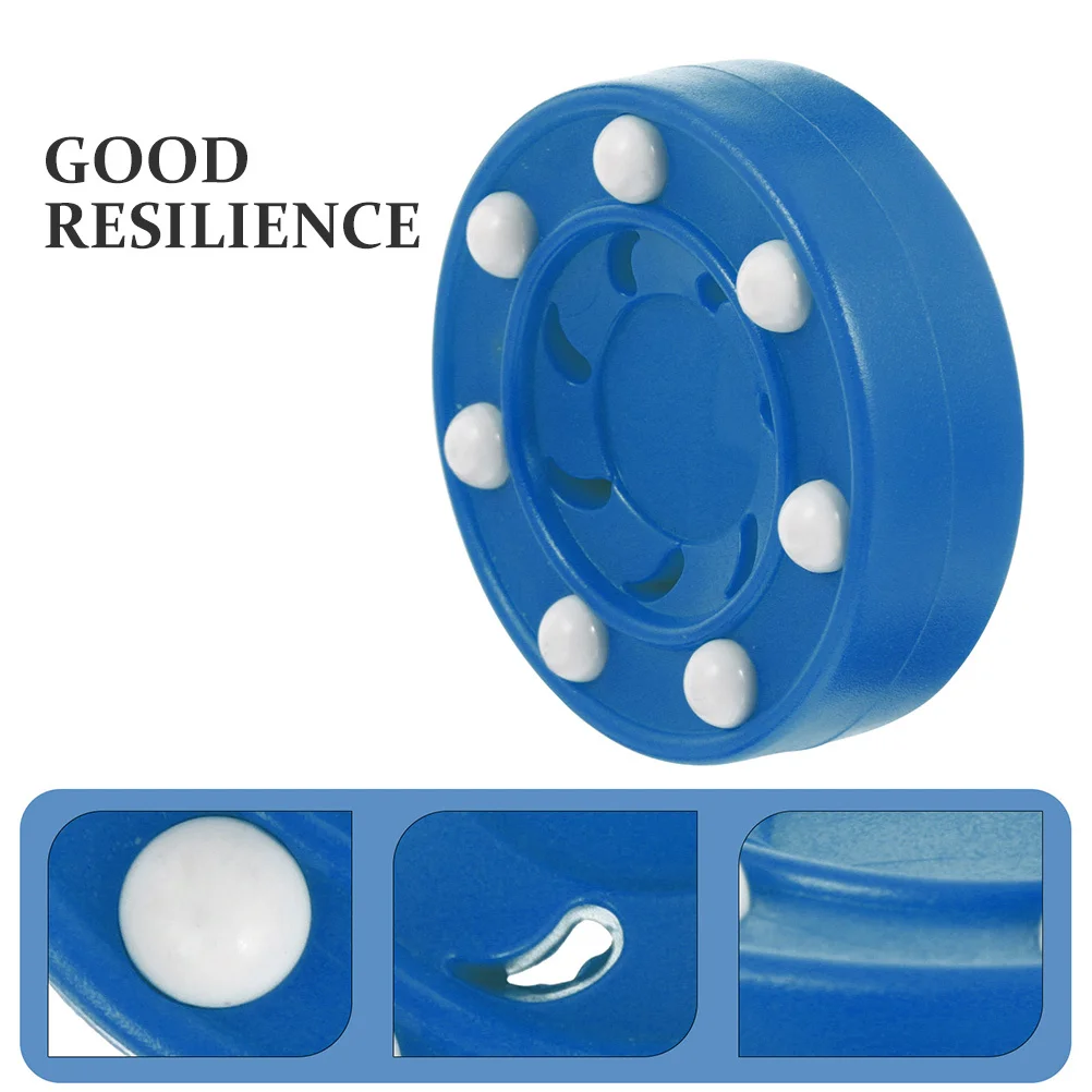

2pcs Hockey Puck Training Plastic Ice Sports Supplies Reusable Durable Pp Material Lightweight Indoor Outdoor Play Gym Hockey