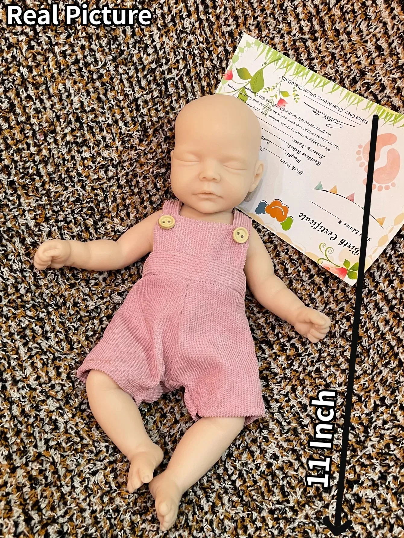 1 sztuka realistyczna Bebe całe ciało miękkie w dotyku silikonowe Bebe Reborn Girl niepomalowane słodkie Sam Baby