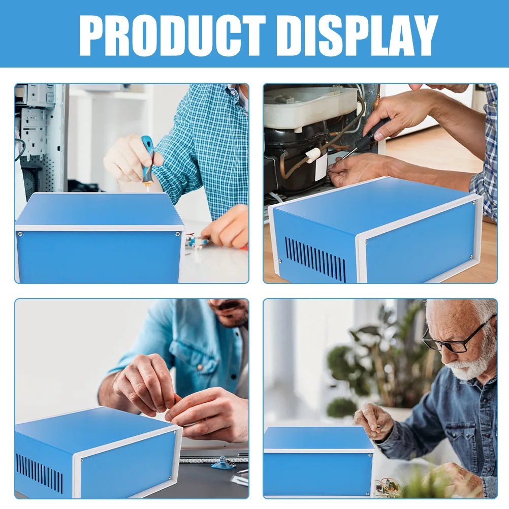 Electronic Project Box Aluminum Enclosure for Power Junctions Robust Versatile DIY Applications Weather