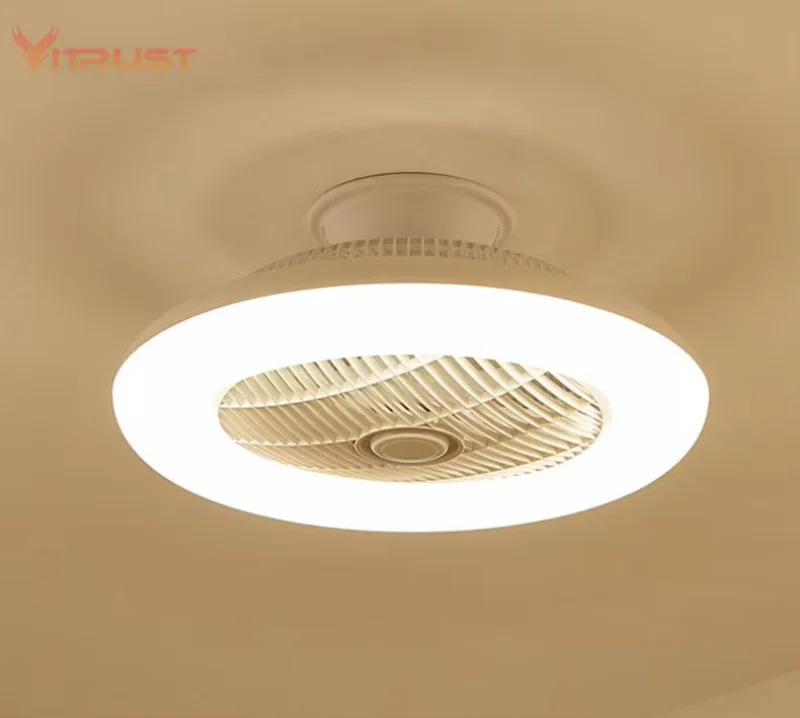 Modern Bedroom Ceiling Fan Lamp Simple Home Invisible Remote Control Fan Lights Home Decoration Luminaire 110V 220V