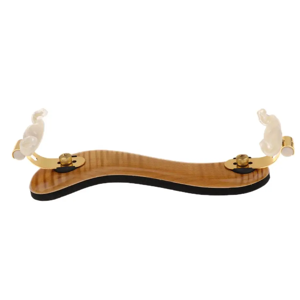 

Solid Wood Violin Shoulder Rest Adjustable Height Shoulder Pad for Violin Supplies Beginner Adult