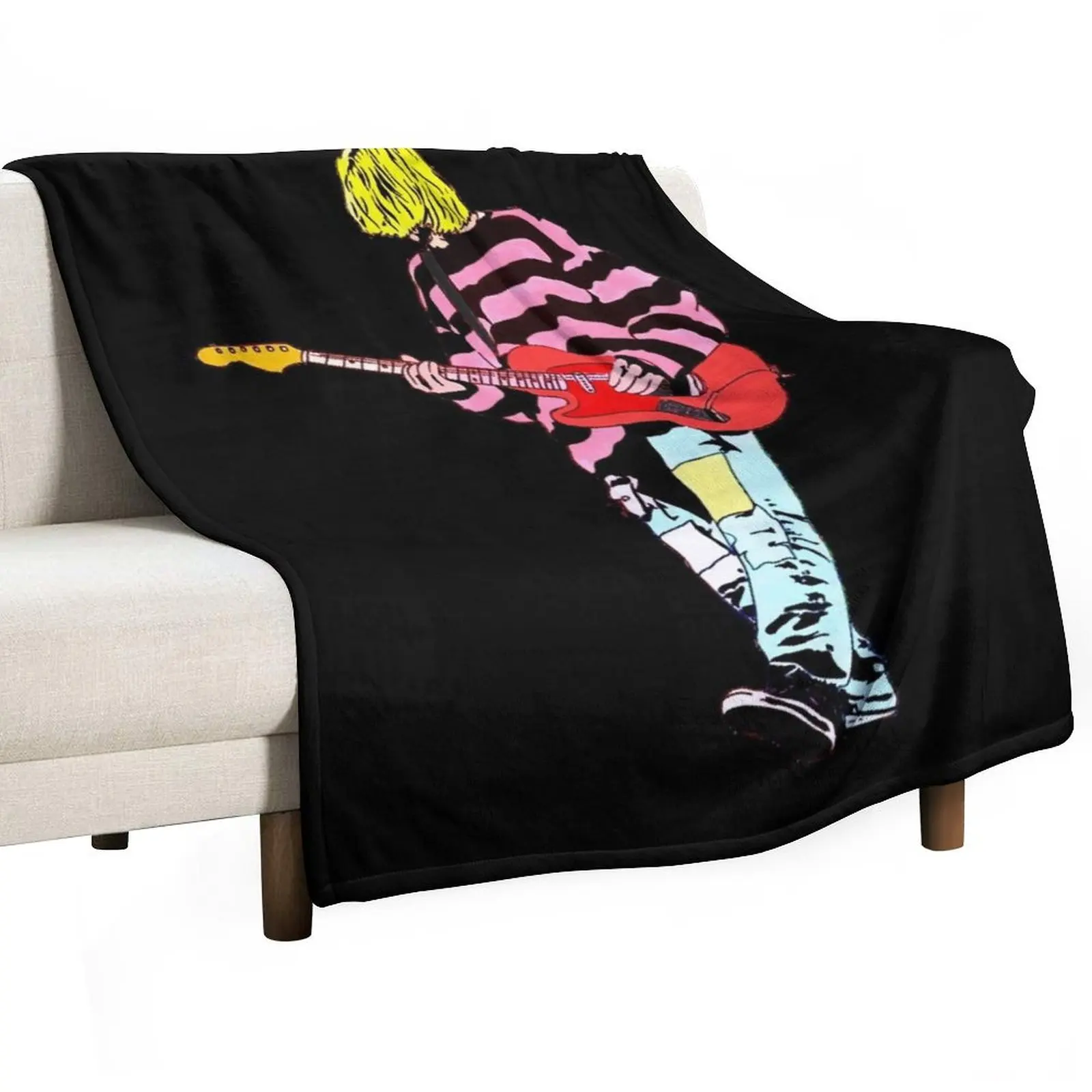 Kurt Cobain Throw Blanket Summer Luxury Kid'S Blankets