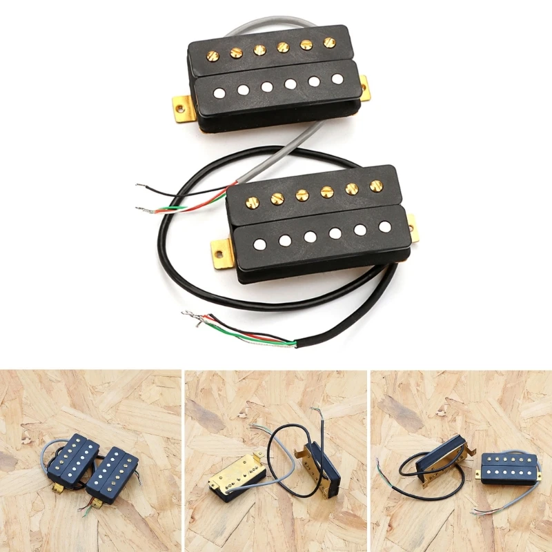 

6 String Electric Guitar Humbucker Pickups Alnico 5 Double Coil Pickup Guitar Musical Instrument Replacement Parts DropShipping