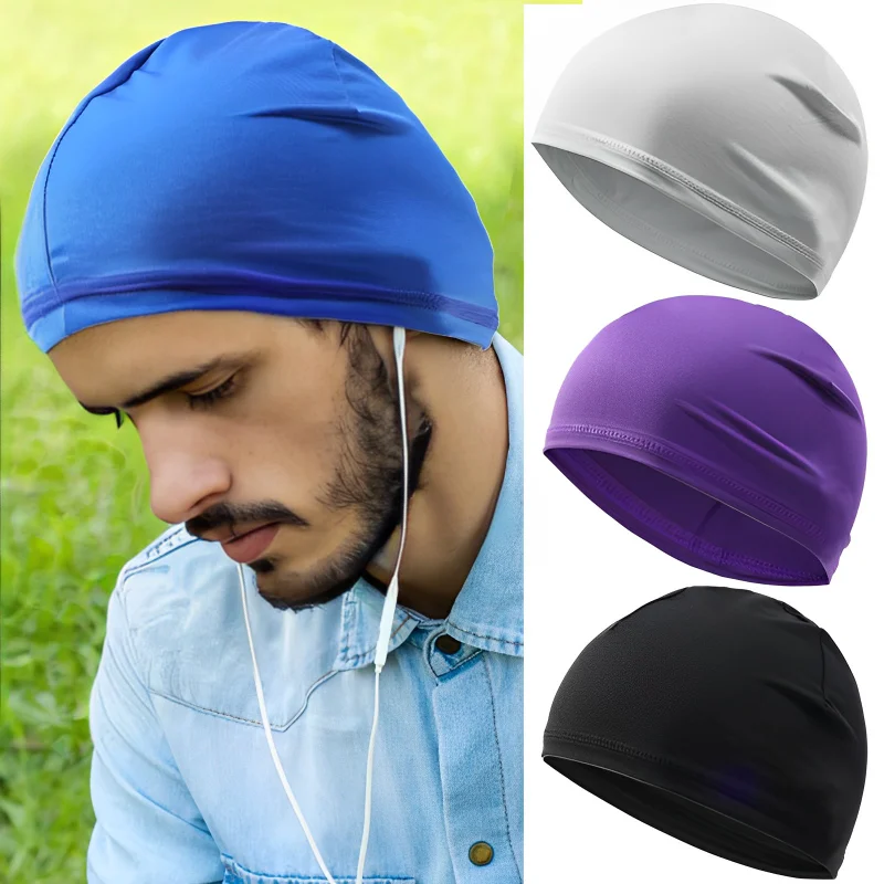 Quick Dry Cycling Cap Helmet Anti-UV Anti-Sweat Sports Hat Motorcycle Bike Riding Bicycle Cycling Hat Unisex Inner Cap New