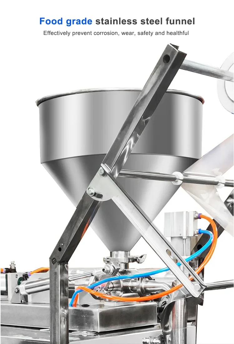 Automatic bagged tomato sauce pulp packaging pulp packaging machine
