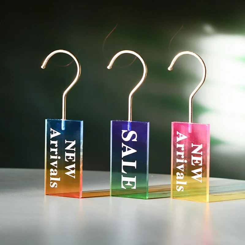 Picture 3: Business Sign Hanger Hook SALE Label Clothing Store Snap Soft Film Promotional Signage Shoes Handbag NEW Brand