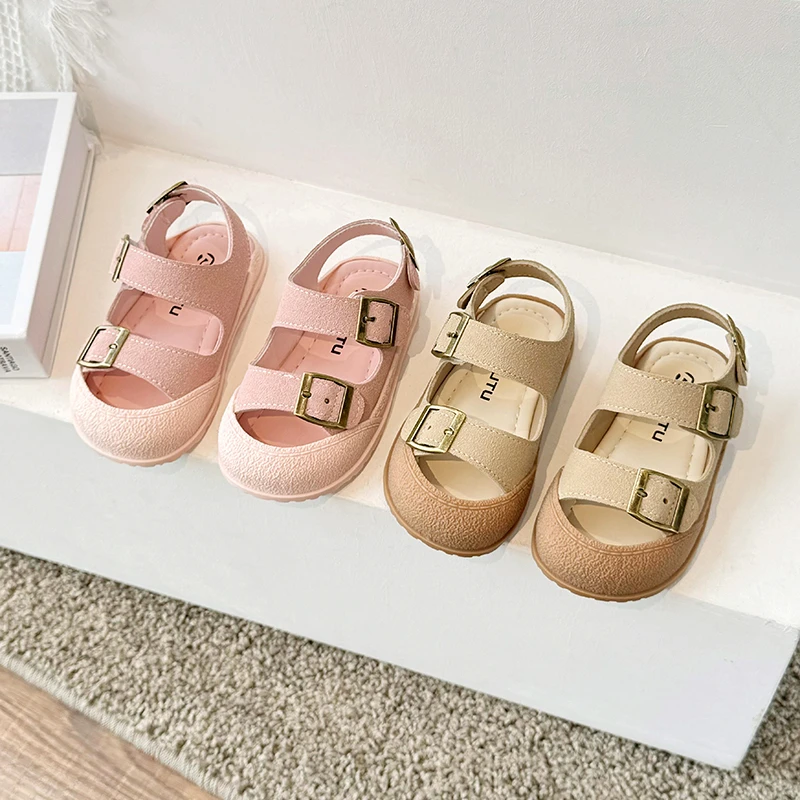 Summer Baby Girls Boys Sandals Comfortable Kids Beach Shoes Soft Sole Anti Slip Infant Sandals Children Casual Barefoot Shoes