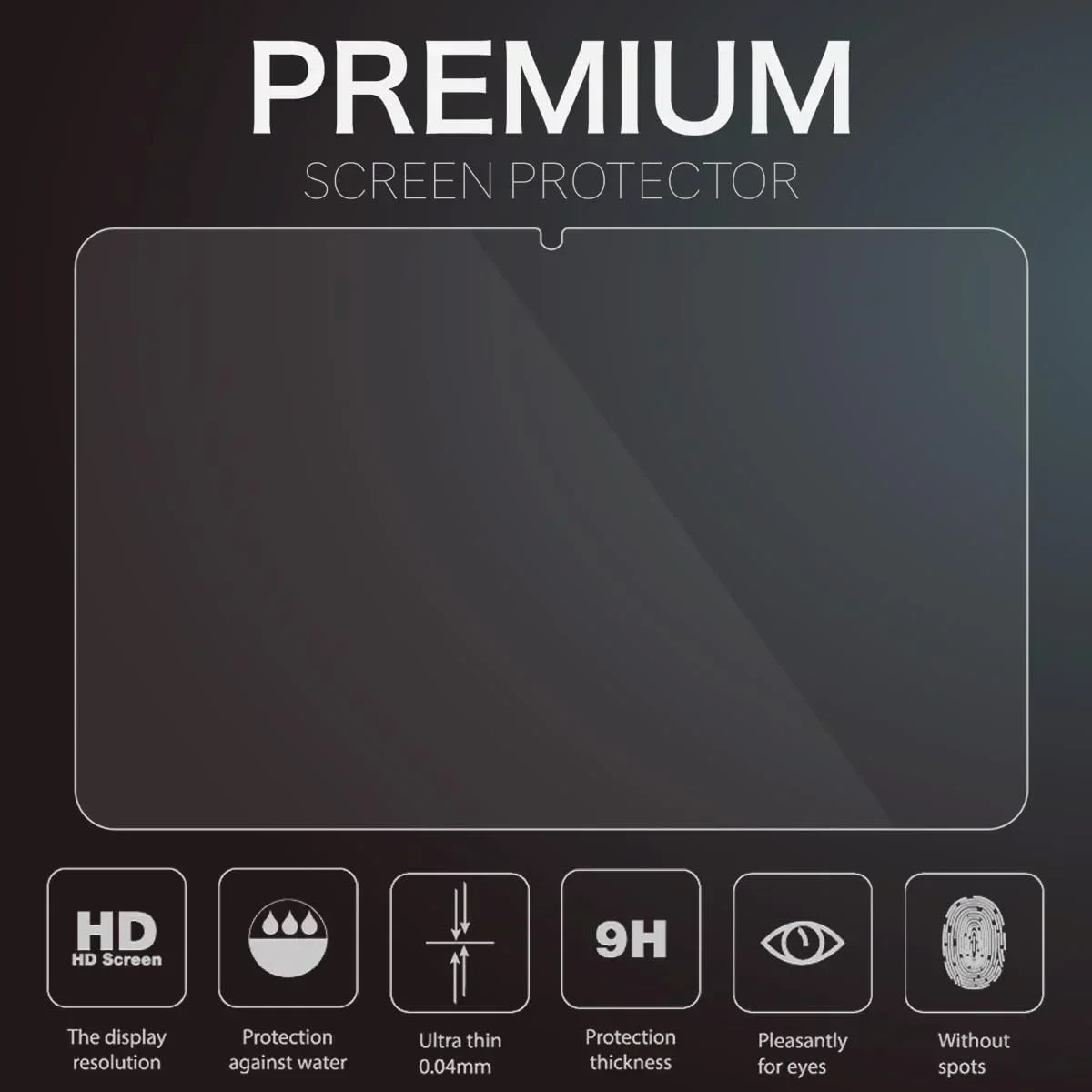 Teclast P40HD 용 강화 유리 스크린 보호대, 버블 프리 울트라 클리어 보호 필름, 10.1 인치 2022 태블릿용, 9H