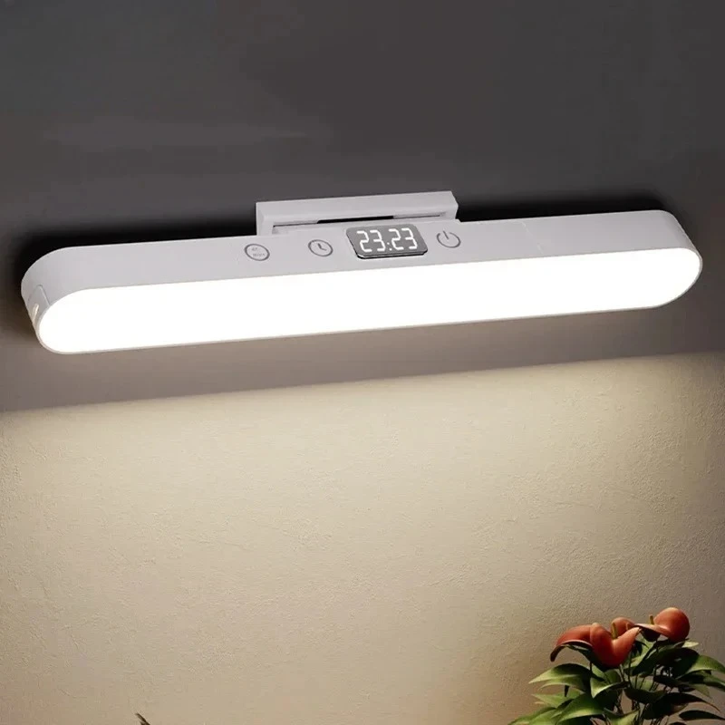 New Desk Lamp Magnetic Light Stepless Dimming Table Lamp Hanging Bedroom Table Reading Rechargeable Led Night Light Home  Gift