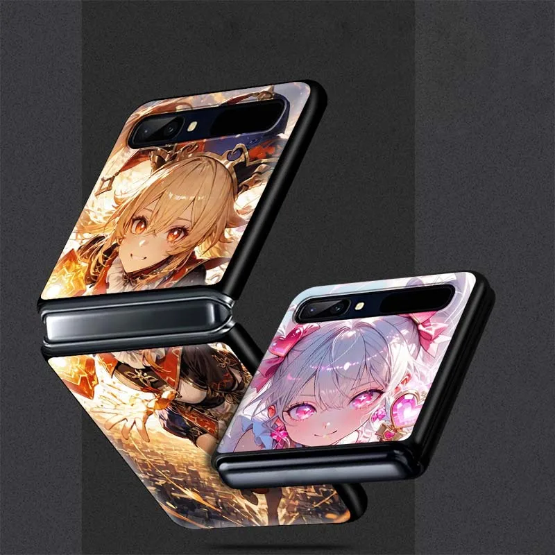 G-Genshin Nahida Phone Case For Samsung Galaxy Z Filp 8 3 4 5 6 7 5G PC Hard Mobile Folding Black Gifts Shell Cover