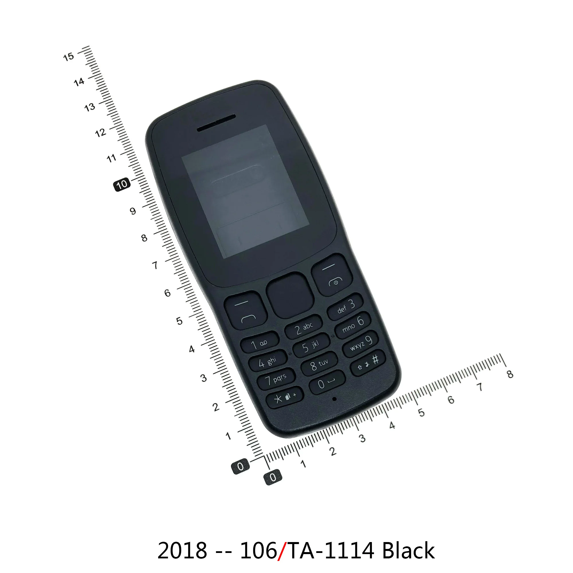 Obudowa telefonu do Nokia 2013 106 107 108 etui 2018 106 TA-1114 Klawiatura Tylna bateria Etui na telefon komórkowy Wersja z dwoma kartami