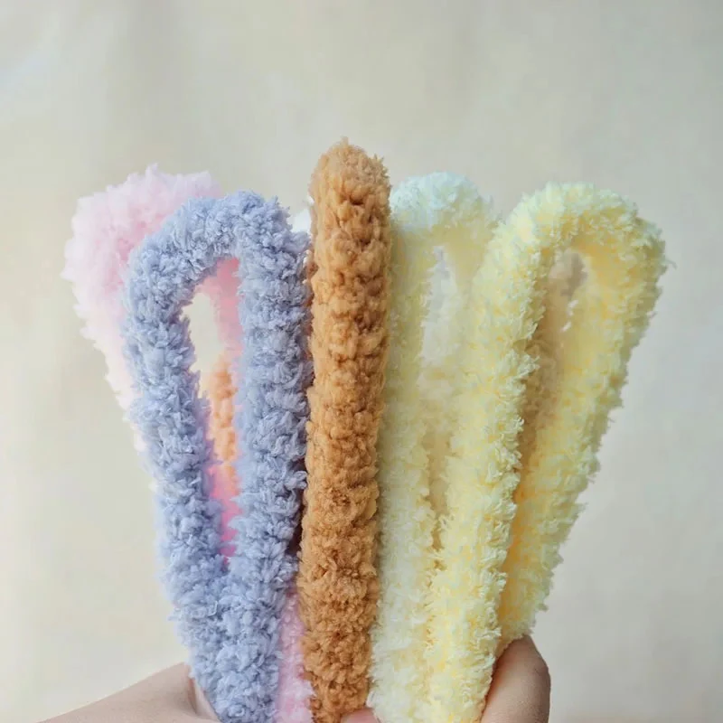 15mmx1Msheet DIY Coral Velvet Chenille Sticks Stem Pipe Cleaner To Making Cute Dog Puppy Cat Creative Child Toy Cute Fashion