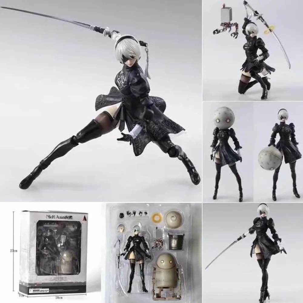 

NieR Automata Mechanical Lifeforms Movable Dolls Figures Toy