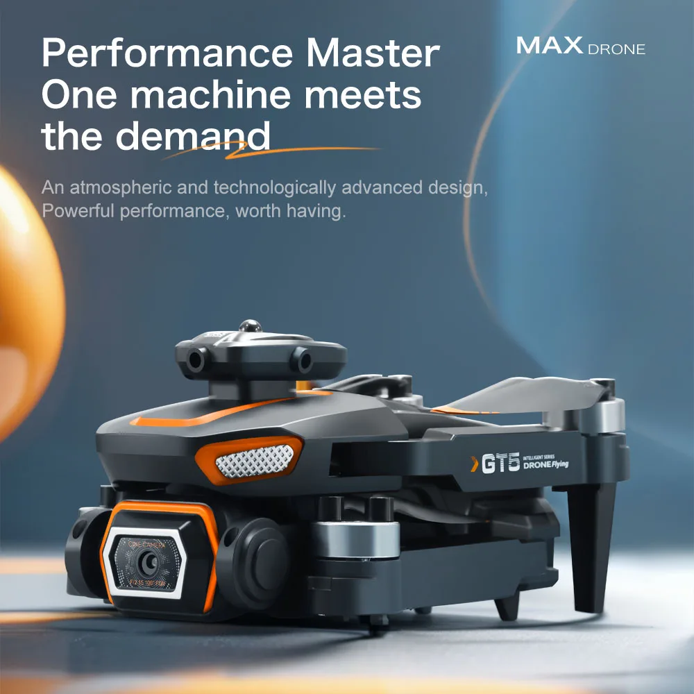 For Xiaomi GT5 RC Drone 4K Professional HD Camera WIFI FPV Dron 360° Obstacle Avoidance Brushless Large Screen Quadcopter Toys