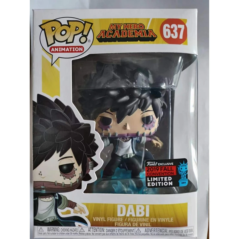 Funko POP La Academia de Mi Héroes Dabi # 637 Colección de figuras de acción de vinilo de edición limitada Modelo Juguetes para niños