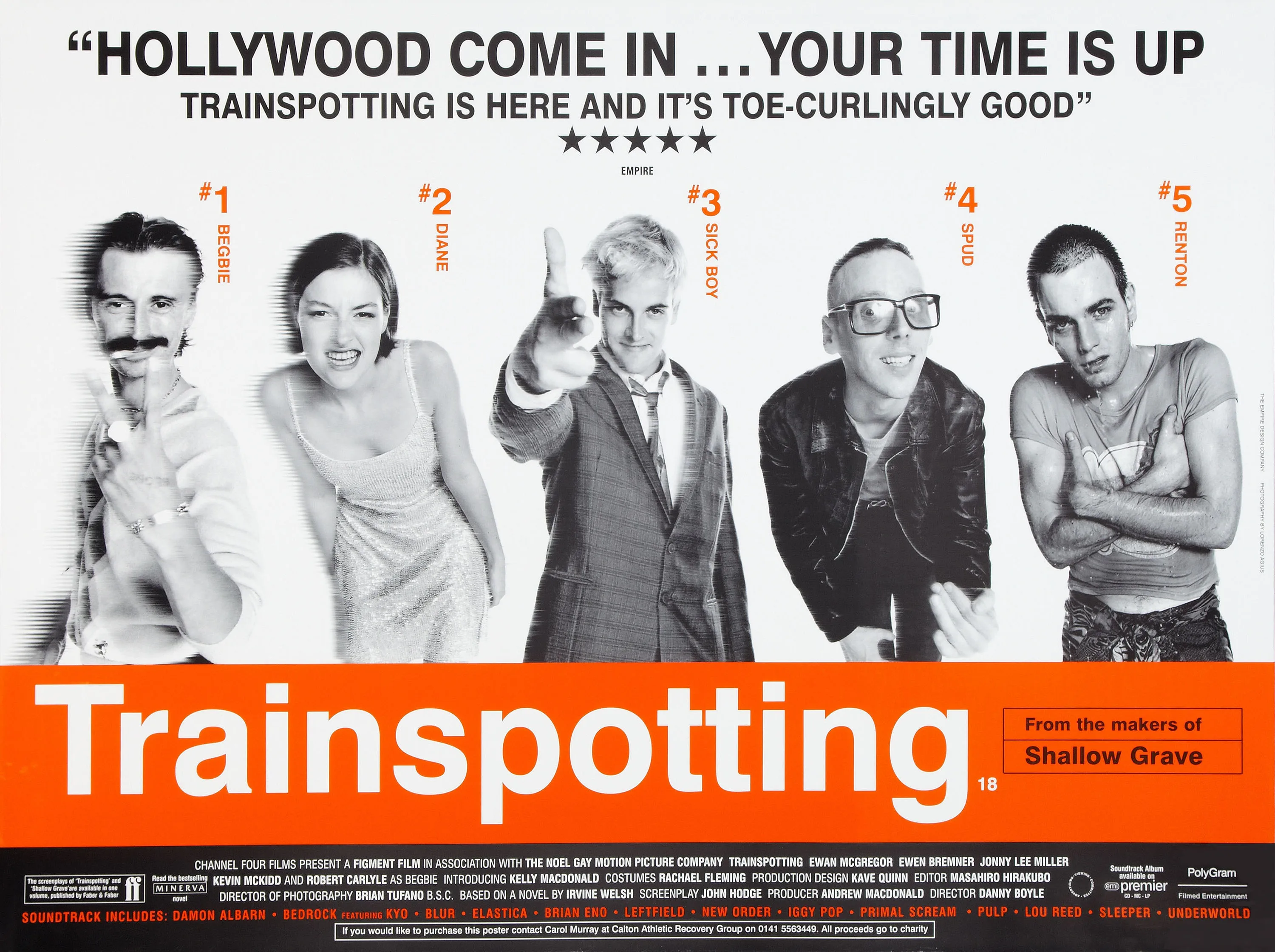 Movie Trainspotting 1996 Art SILK POSTER Wall Art Home Decorative painting