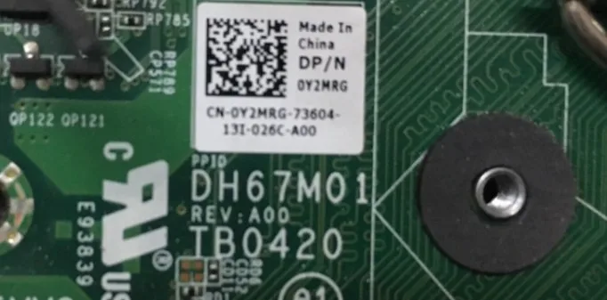 New Dell XPS 8300 Vostro 460 Main Board DH67M01 HWY8Y Y2MRG