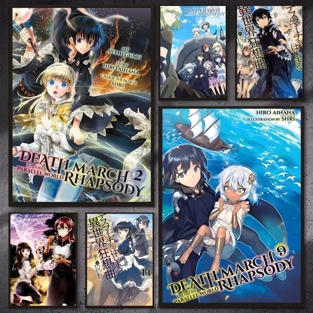 Death March To The Parallel World Rhapsody Poster versátil HD impermeable arte de pared decoración autoadhesiva para cualquier espacio regalo Ideal