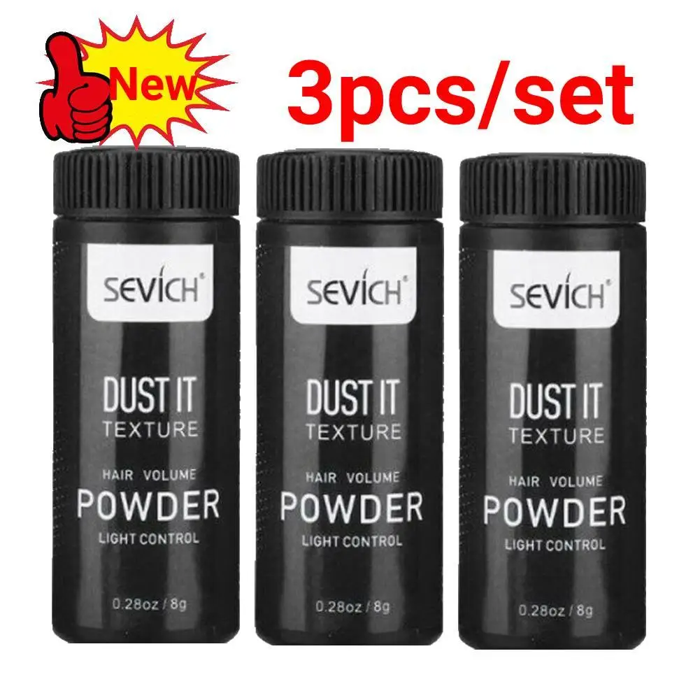 3pcs Sevich Hair Texturizer Powder Fluffy Powder Increases Hair Volume Instantly Long-Lasting Fluffy Hair Powder Hair Powder