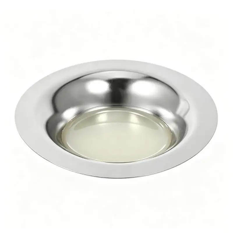 Heat Resistant Wax Melt Warmer Replacement Tray 1/2/4pcs Stainless Steel Melting Dish for Home Scented Candle Warmer