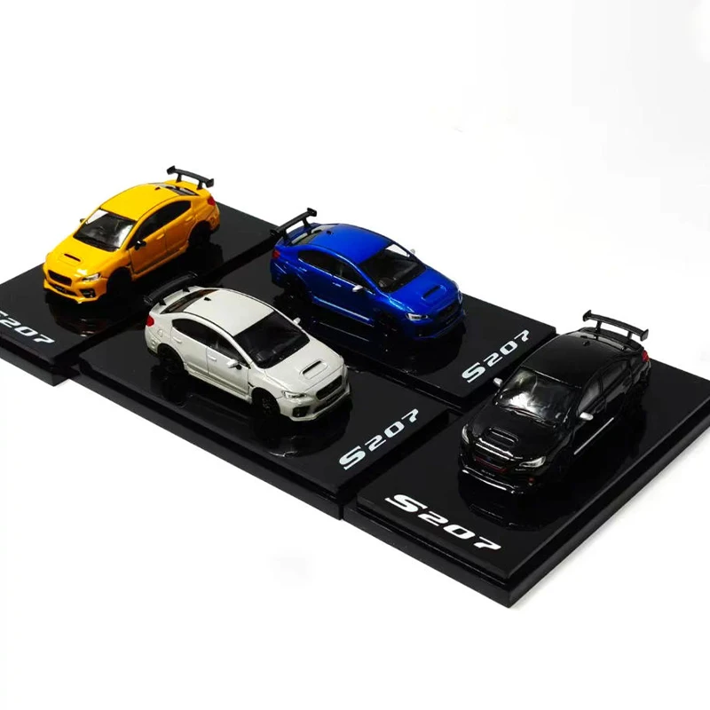 1:64 Scale S207 STI NBR Simulation Alloy Car Model Static Display Collectible Toy Gift Souvenir Decoration